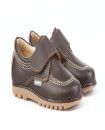 Made in Spain Casual Nappa Leather Single Strap Shoes EU25-EU31 Chocolate